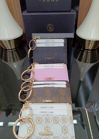 Zincir Detaylı Pembe Deri Kadın Cüzdan - Görsel 5