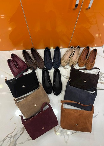 Kahverengi Süet Kadın Babet - Görsel 7