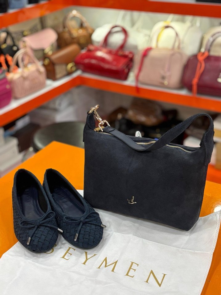 Kahverengi Süet Kadın Babet - Görsel 4