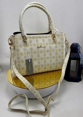 Kahverengi Deri Desenli Klasik Kadın Çanta - Görsel 2