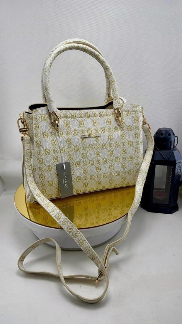 Kahverengi Deri Desenli Klasik Kadın Çanta - Görsel 2