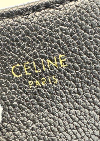 Celine Siyah Deri Kadın Omuz Çantası - Görsel 8