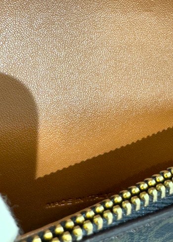 Celine Paris Kahverengi Deri Kadın Çapraz Çanta - Görsel 9