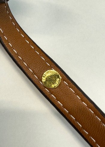 Celine Paris Kahverengi Deri Kadın Çapraz Çanta - Görsel 12