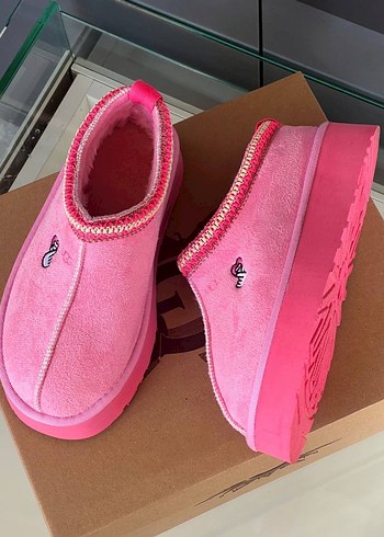 Kadın Kahverengi Süet Kürklü Dolgu Topuk Terlik - Görsel 16