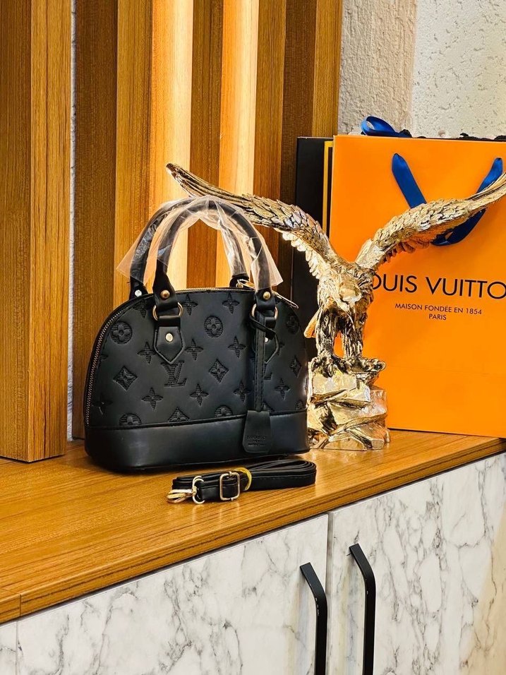 Kahverengi Deri Parisian Kadın Çanta - Görsel 3