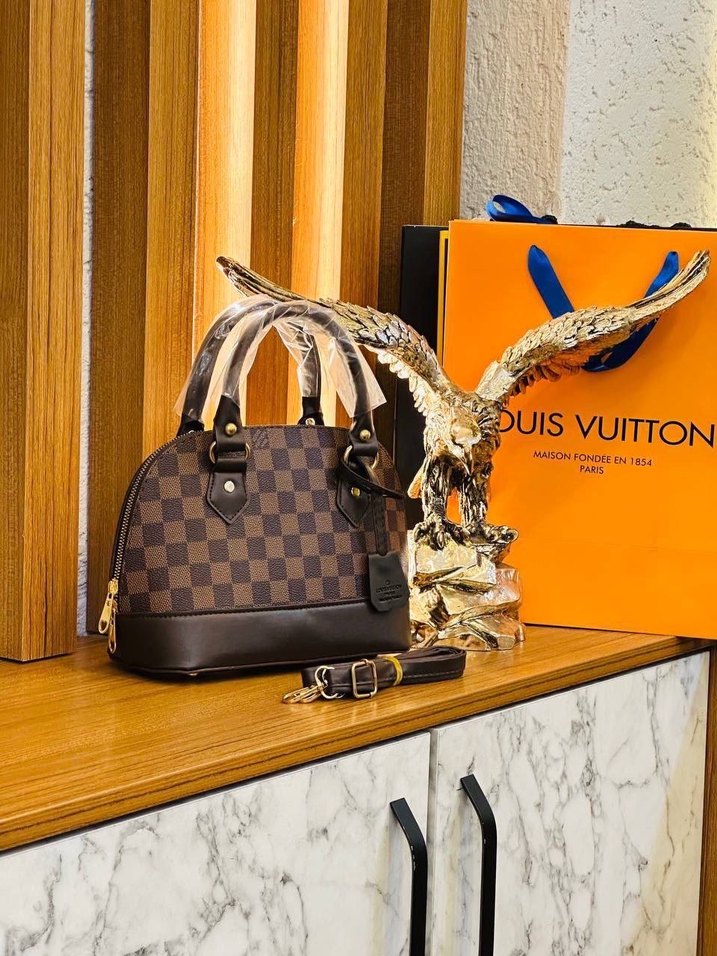 Kahverengi Deri Parisian Kadın Çanta - Görsel 2