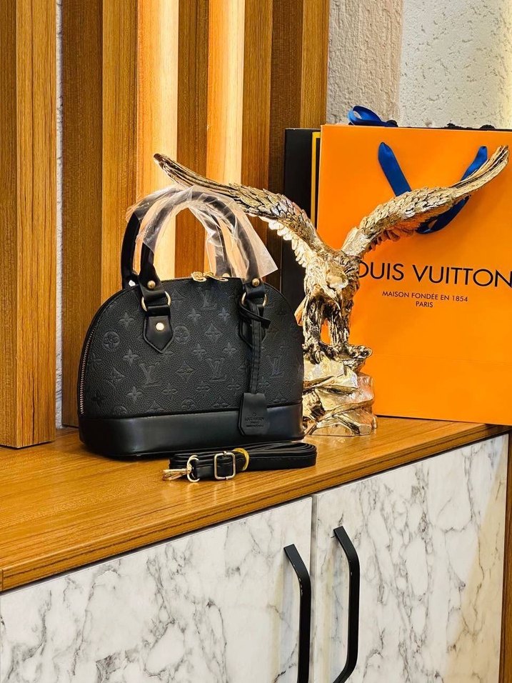 Kahverengi Deri Parisian Kadın Çanta - Görsel 4