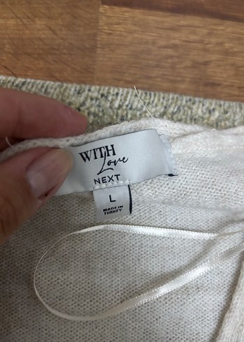 Fiyonklu Bohem Kadın Triko Kazak - Görsel 3