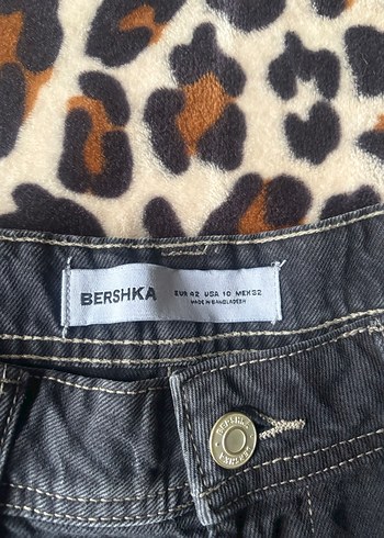 Erkek Siyah Bol Kesim Denim Şort - Görsel 2