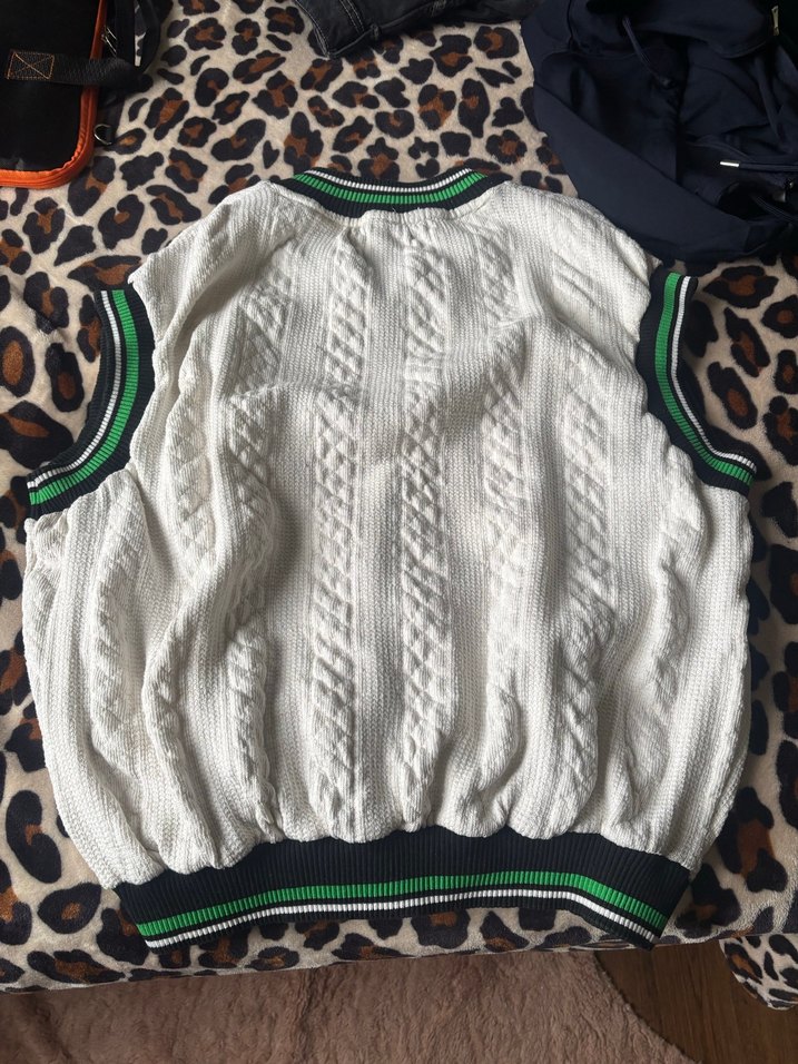 Beyaz Örgü Kadın Süveter - Görsel 2