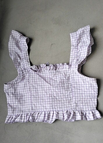 Trendyol & Milla Lila askılı crop