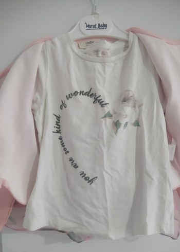 Pembe Kız Çocuk Uzun Kollu Fırfırlı Bolero - Görsel 3