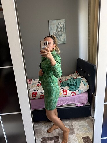 Zara Etek ceket takım