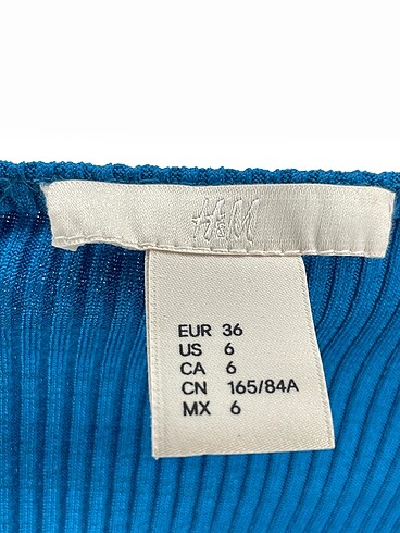 36 Beden mavi Renk H&M Bluz %70 İndirimli.