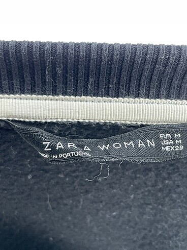 m Beden siyah Renk Zara Sweatshirt %70 İndirimli.