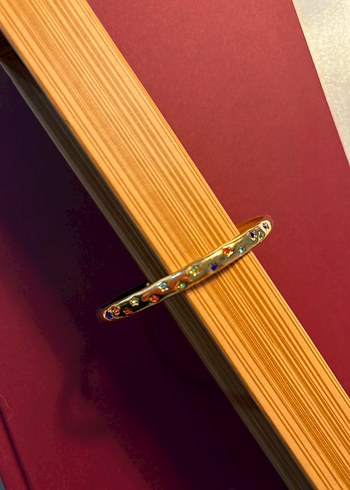 Altın Renkli Boncuklu Yılan Desenli Bileklik - Görsel 2