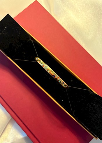 Altın Renkli Boncuklu Yılan Desenli Bileklik - Görsel 4