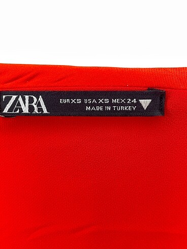 xs Beden turuncu Renk Zara Kısa Elbise %70 İndirimli.