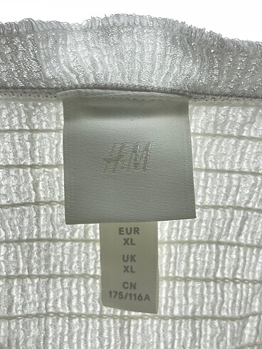 xl Beden beyaz Renk H&M Bluz %70 İndirimli.