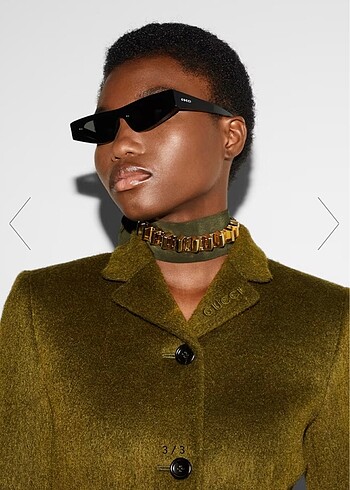 Beden çeşitli Renk Gucci Cat Eye Frame Women Sunglasses