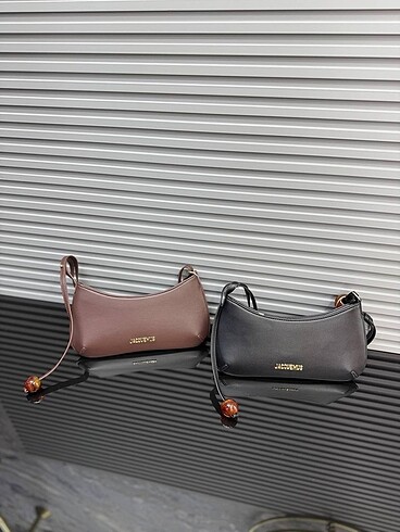 Jacquemus Le Bisou Perle Leather Shoulder Bag