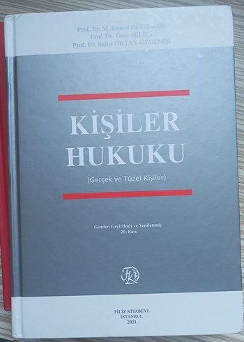 Kişiler Hukuku kemal oğuzman