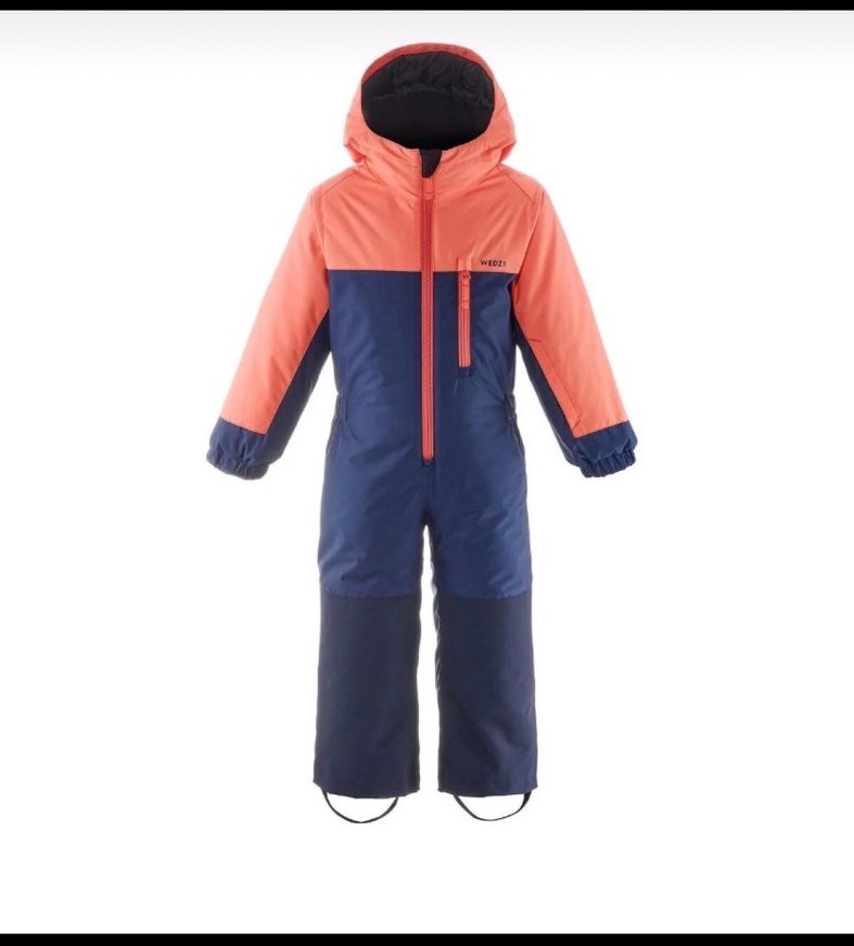 Kapüşonlu Erkek Bebek Kayak Tulumu - Görsel 2