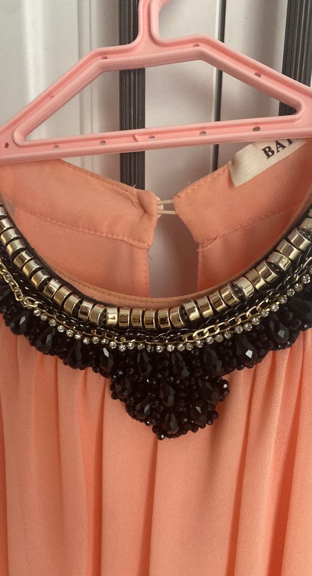 Pembe Bohem Salaş Midi Elbise - Görsel 3