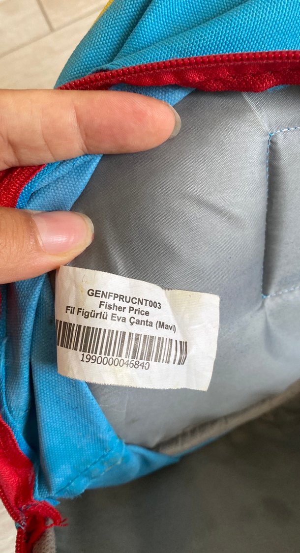 Renkli Fil Figürlü Çocuk Okul Çantası - Görsel 3