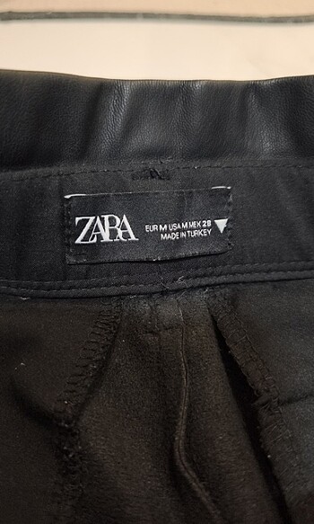 Zara Zara Deri Şort