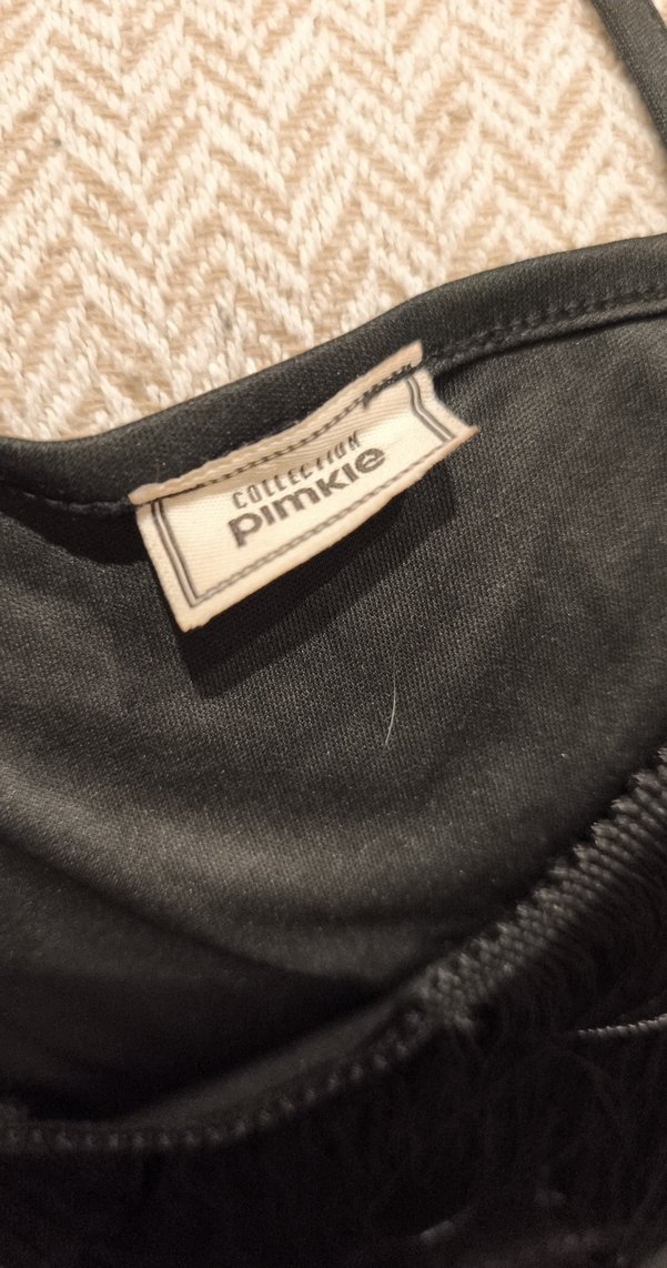 Siyah Kemerli Hamile Uzun Etek - Görsel 2