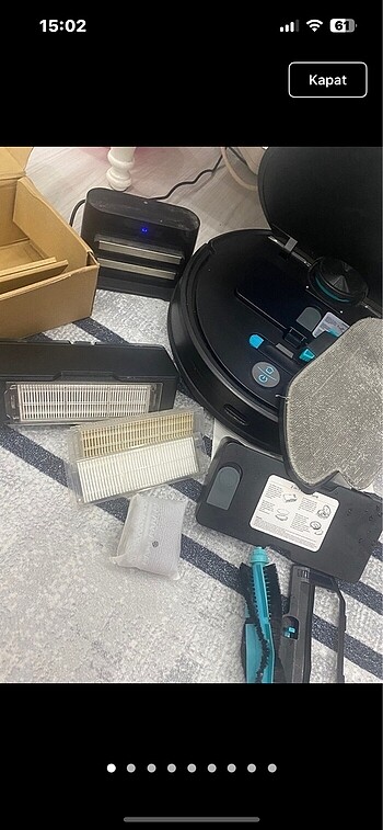 Mi viomi 2 cleaning süpürge silme süpürme