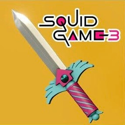 ???? Squid Game 3 ? Koleksiyonluk Dekor Bıçak (27 cm)