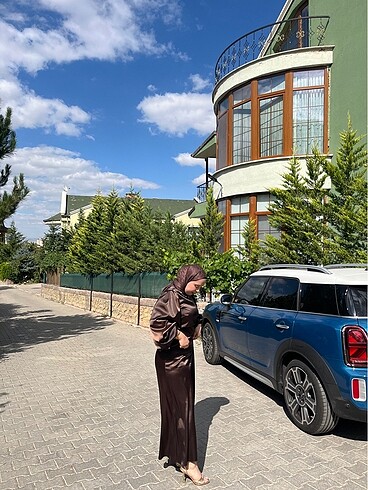 m Beden Saten abiye elbise