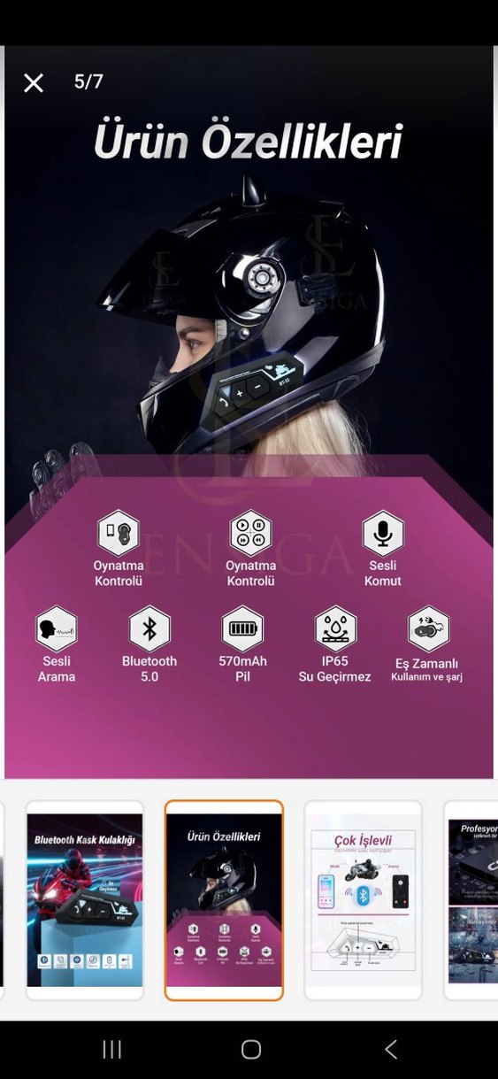 BT-22 Siyah Motosiklet Bluetooth Kiti - Görsel 2