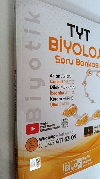 Biyotik tyt biyoloji soru Bankası