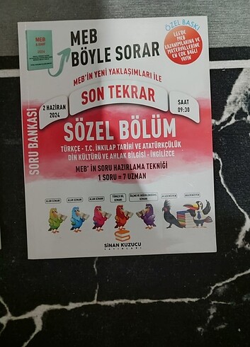 SİNAN KUZUCU SON TEKRAR SORU BANKASİ