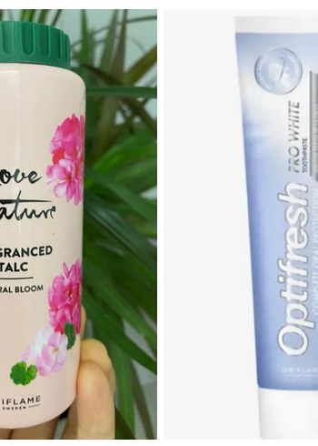 Oriflame vücut pudrası