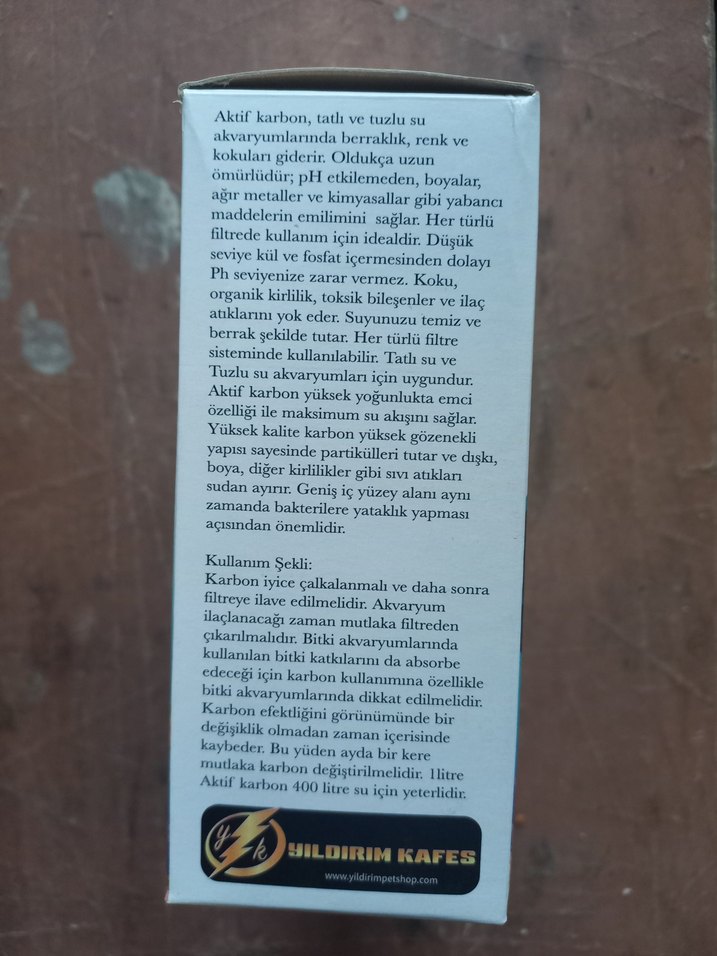 HAS Aktif Karbon 350gr Akvaryum Malzemesi - Görsel 2