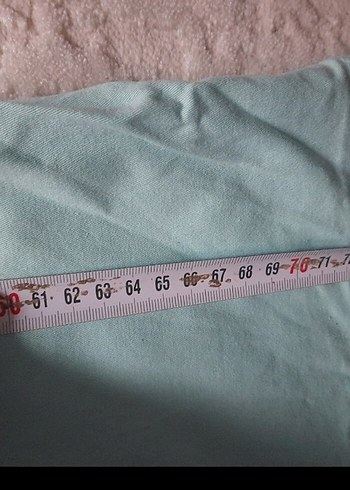 Turkuaz Mini Kadın Denim Pantolon - Görsel 3