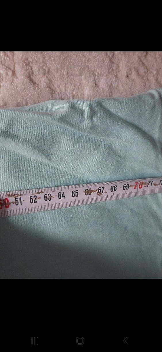 Turkuaz Mini Kadın Denim Pantolon - Görsel 3