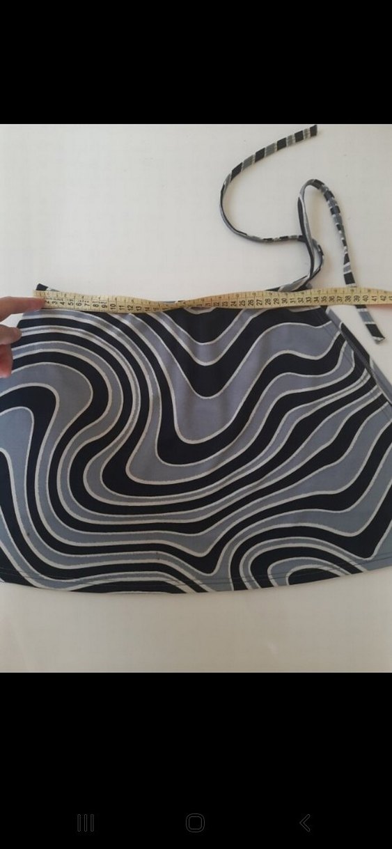 Gri Zebra Desenli Pareo - Görsel 3