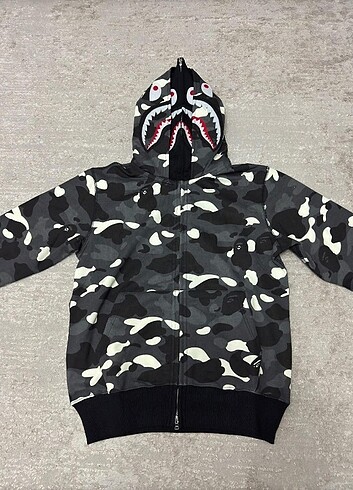 Bape ithal double shark hoodie