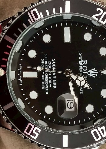 Beden Rolex Siyah Sub. Saat