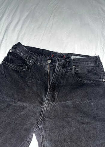 40 Beden Zara desenli Kadın Siyah jean