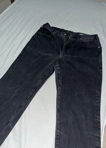 Zara Zara desenli Kadın Siyah jean