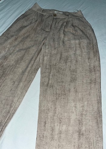 36 Beden Bej rengi plazzo pantolon