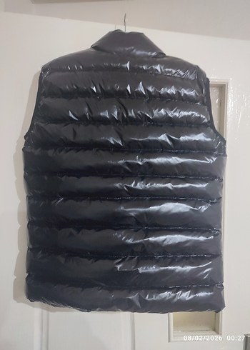 Siyah Fermuarlı Erkek Şişme Yelek - Görsel 3