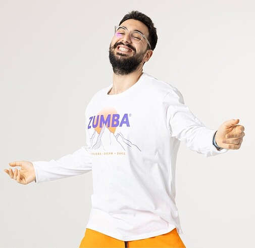 Beyaz Zumba Tişört